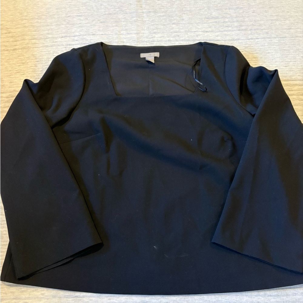 H&M Classic Black Blouse